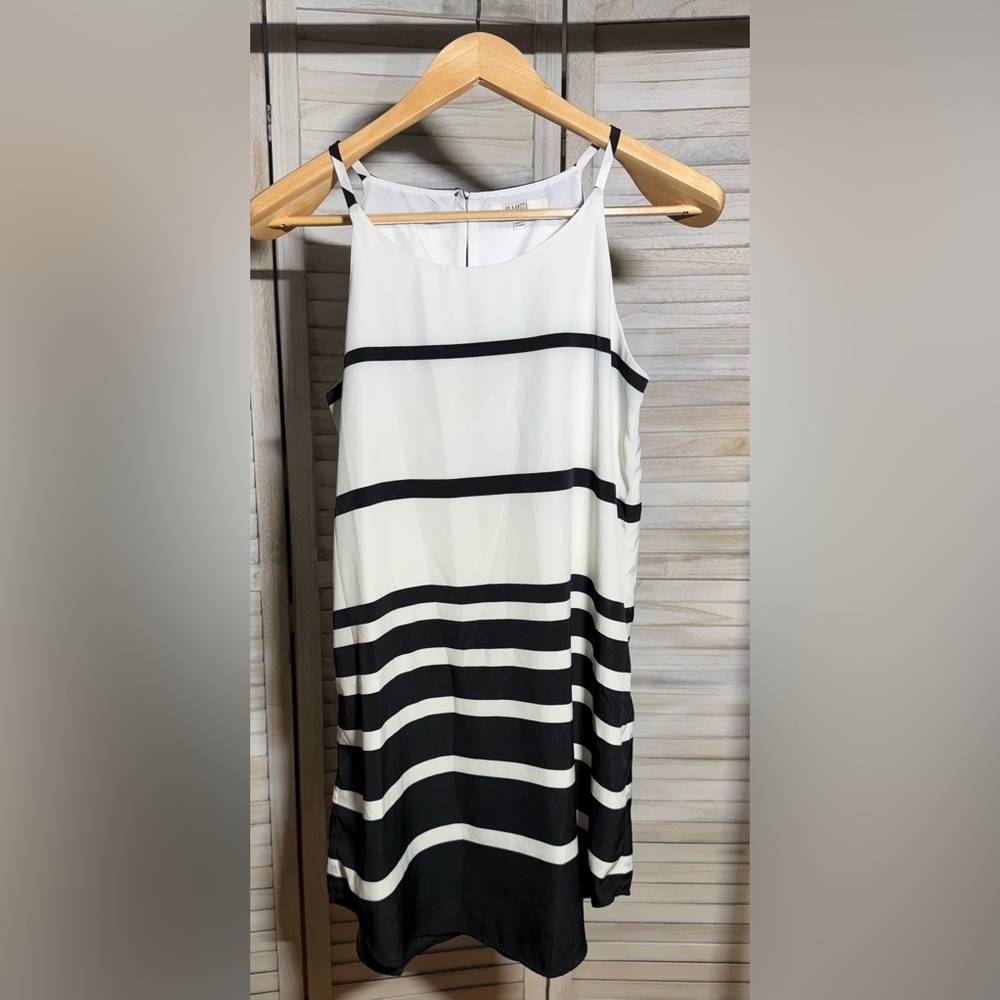 BB Dakota Amelia Monochrome Striped Shift Dress